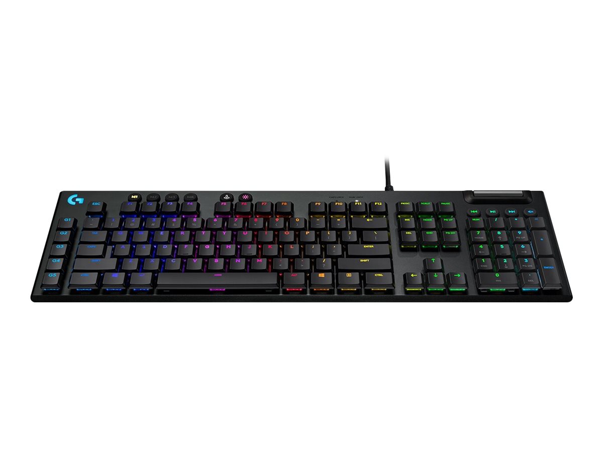 Logitech G G815 - Tastatur - Hintergrundbeleuchtung - USB - QWERTY - Nordisch (DänischFinnischNorwegischSchwedisch)