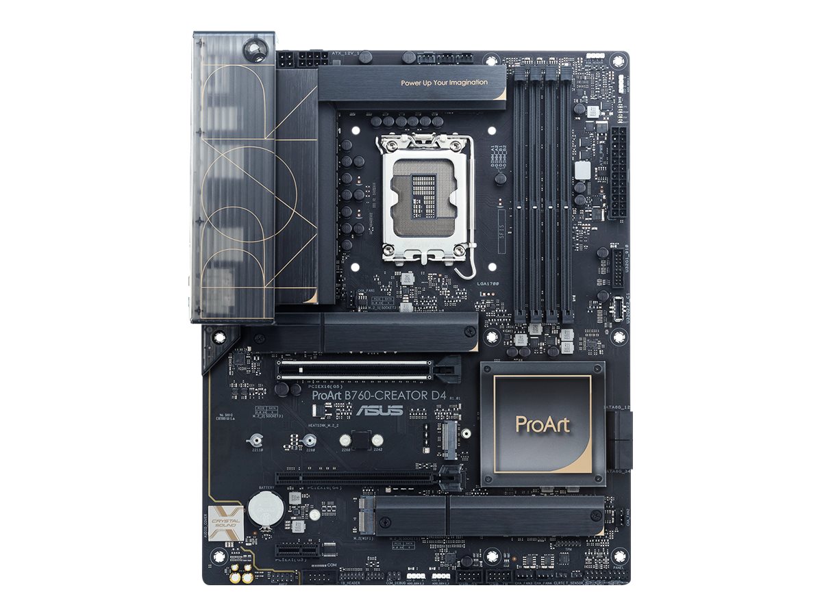 ASUS ProArt B760-CREATOR D4 - Motherboard - ATX - LGA1700-Sockel - B760 Chipsatz - USB 3.2 Gen 1, USB-C 3.2 Gen2, USB-C 