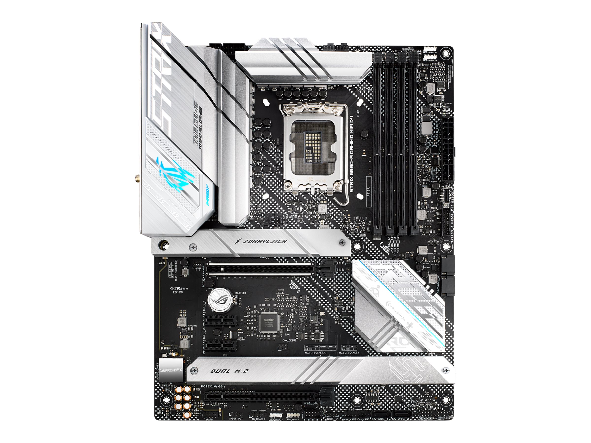 ASUS ROG STRIX B660-A GAMING WIFI D4 - Motherboard - ATX - LGA1700-Sockel - B660 Chipsatz - USB 3.2 Gen 1, USB 3.2 Gen 2