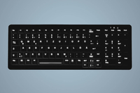 Active Key Hygiene Backlit Compact Keyboard with Nu - Tastatur - QWERTY