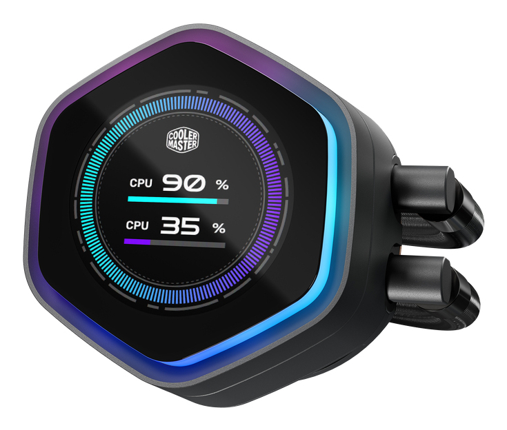 Cooler Master WAK MasterLiquid 360 Atmos II LCD, Ansicht 2