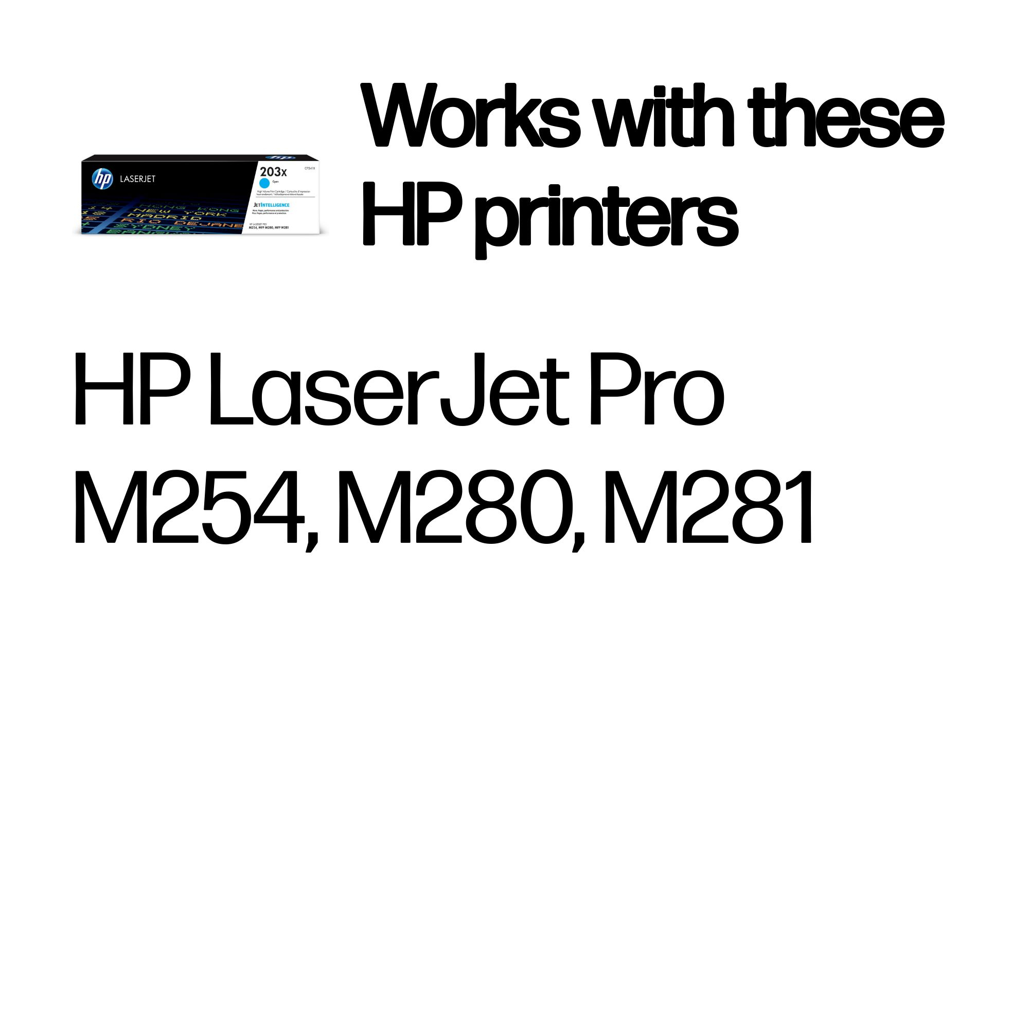 HP 203X - Hohe Ergiebigkeit - Cyan - Original - LaserJet - Tonerpatrone (CF541X), Ansicht 3