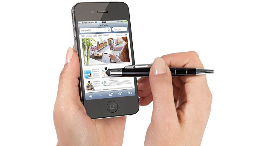 WEDO Touch Pen MINI - Stift/Kugelschreiber für Handy, Tablet, Ansicht 3
