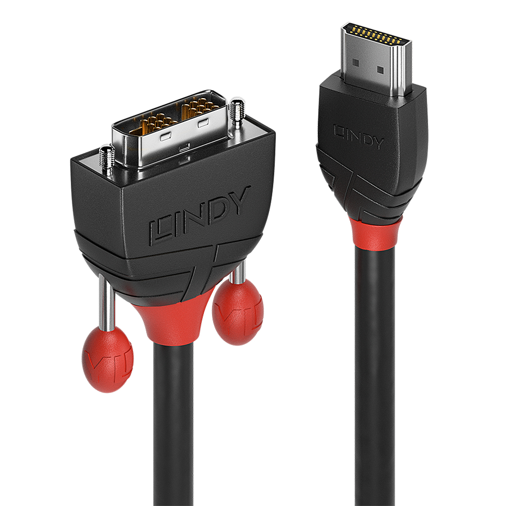 Lindy Black Line - Videokabel - Single Link - HDMI (M), Ansicht 2