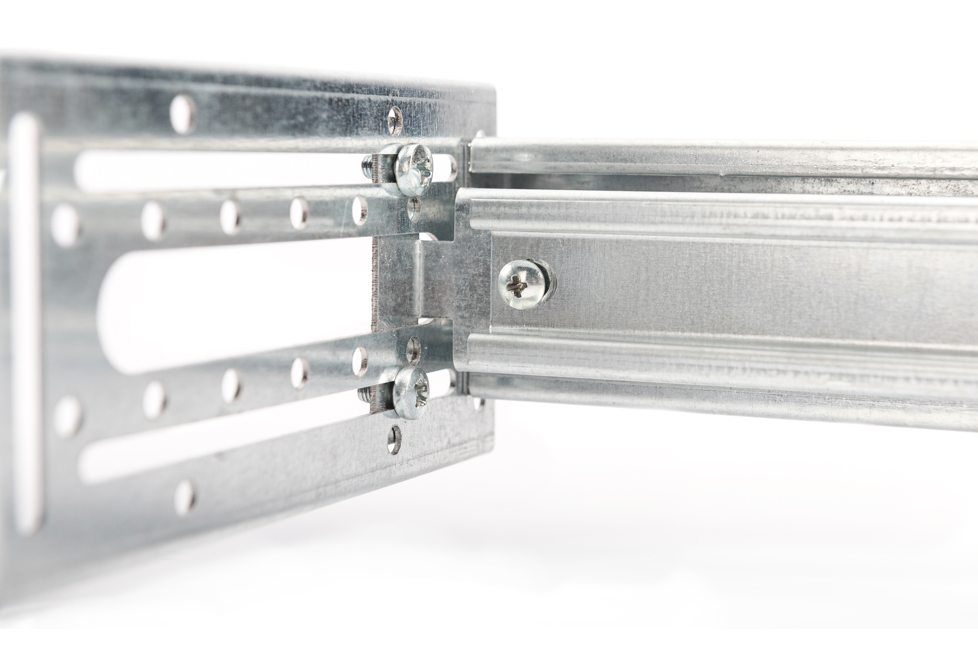 DIGITUS 483 mm (19)-Hutschienenträger, 4HE, Ansicht 4