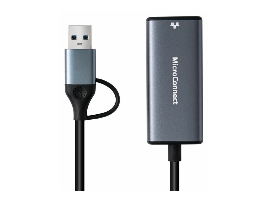 MicroConnect Netzwerkadapter - USB-C - Gigabit Ethernet x 1, Ansicht 2