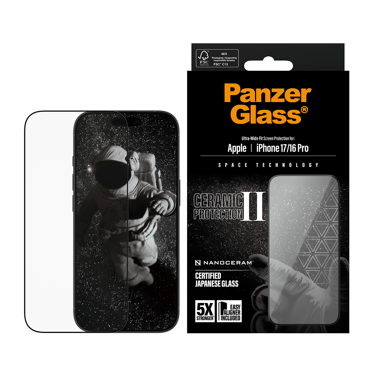 PanzerGlass Ceramic Protection II - Bildschirmschutz für Handy, Ansicht 3