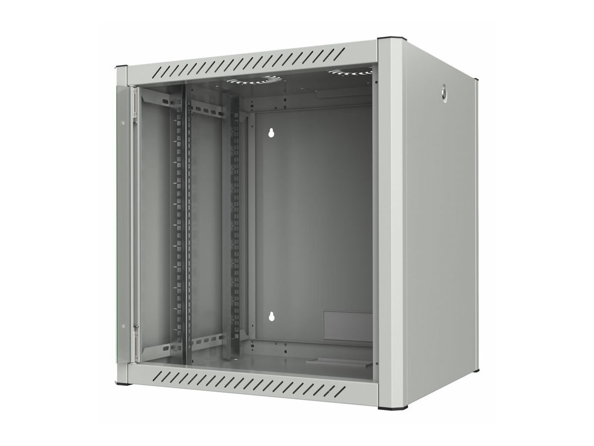 Lanview RWP12U56WH - Wandmontiertes Regal - 12U - 25,6 kg - Weiß, Ansicht 2