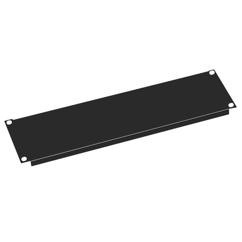 VALUE Blindabdeckung - Schwarz, RAL 9005 - 3U - 48.3 cm (19), Ansicht 2