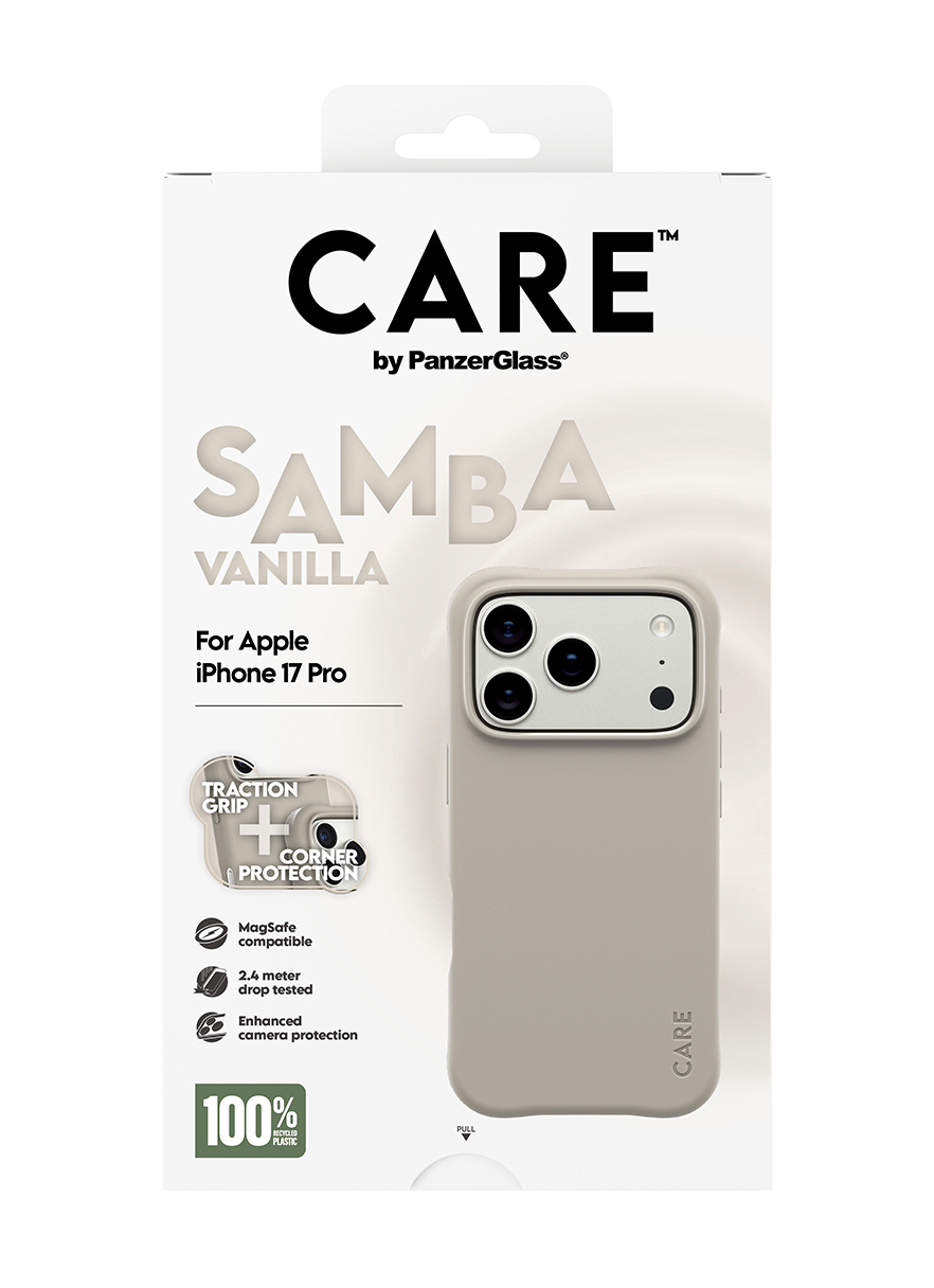 PanzerGlass CARE by Fashionable Case Samba Vanilla w. MagSafe iPhone 17, Ansicht 4