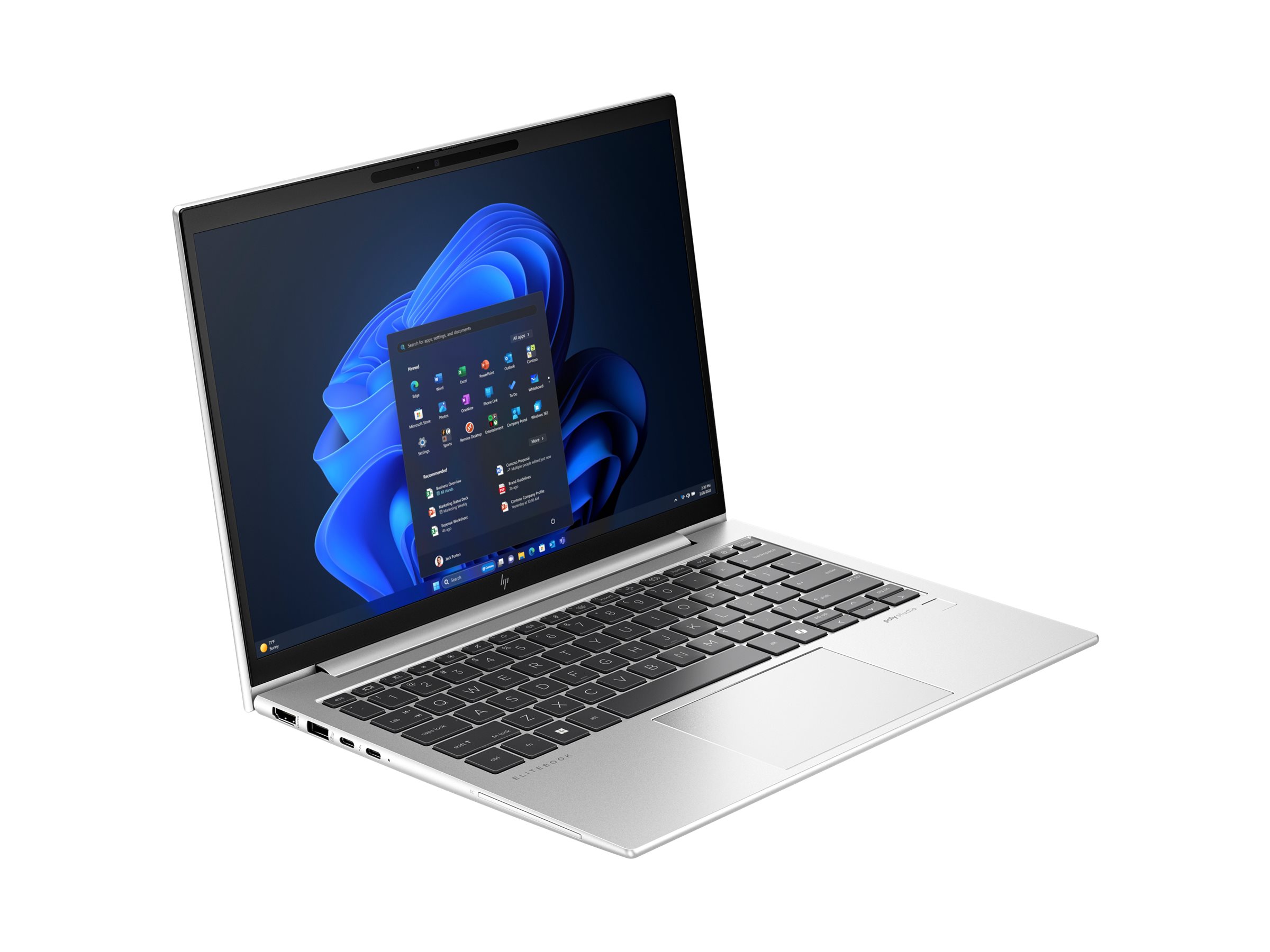 HP EliteBook 835 G11 Notebook - AMD Ryzen 7 8840U / 3.3 GHz - Win 11 Pro - Radeon 780M - 16 GB RAM - 512 GB SSD NVMe - 33.8 cm (13.3")