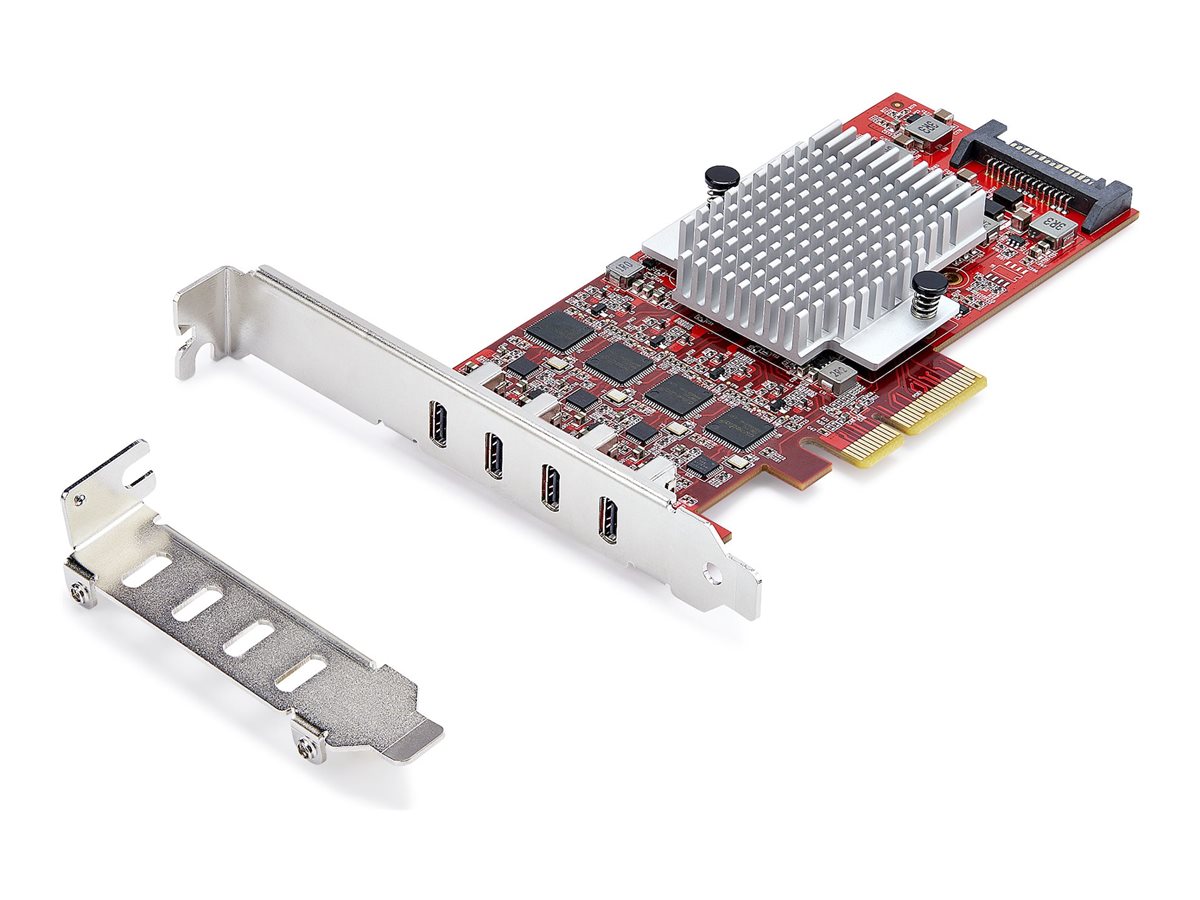 StarTech.com 4-Port USB Type-C PCIe Card, USB-C