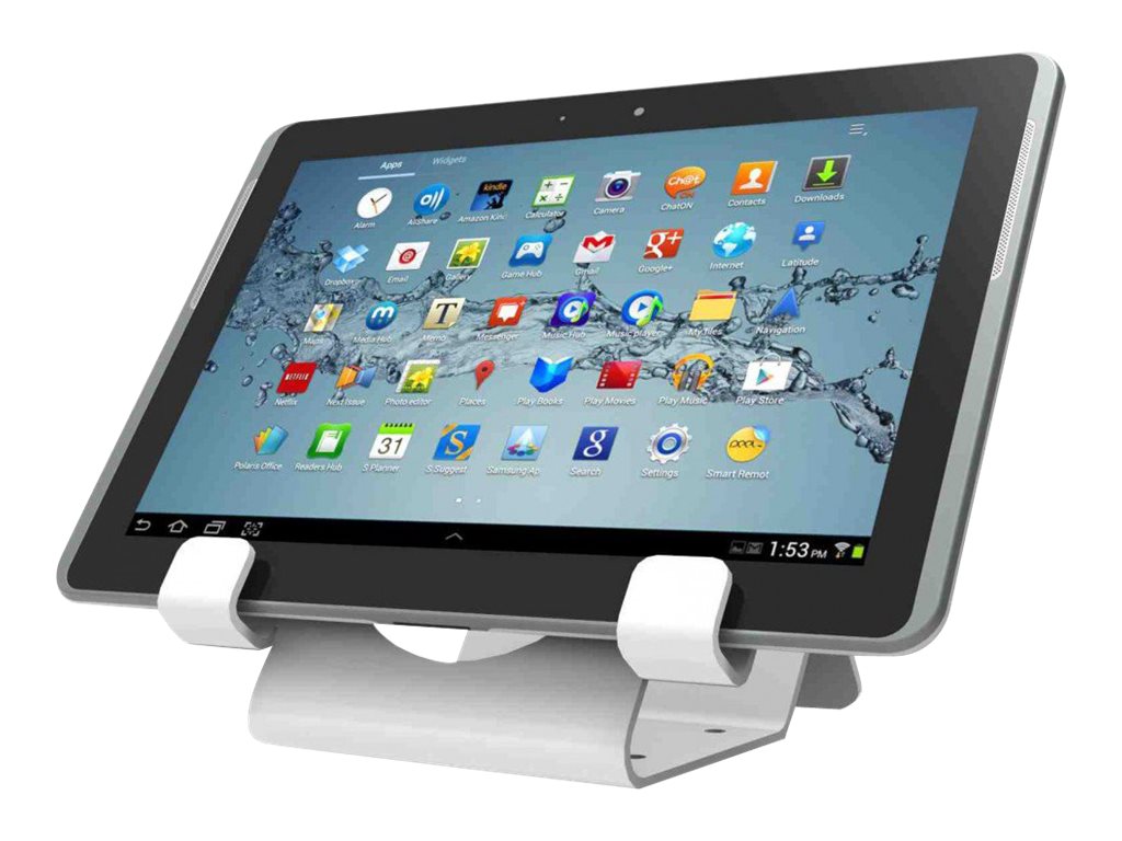 Compulocks Universal Tablet Holder Keyed für Tablet, verriegelbar, weiß