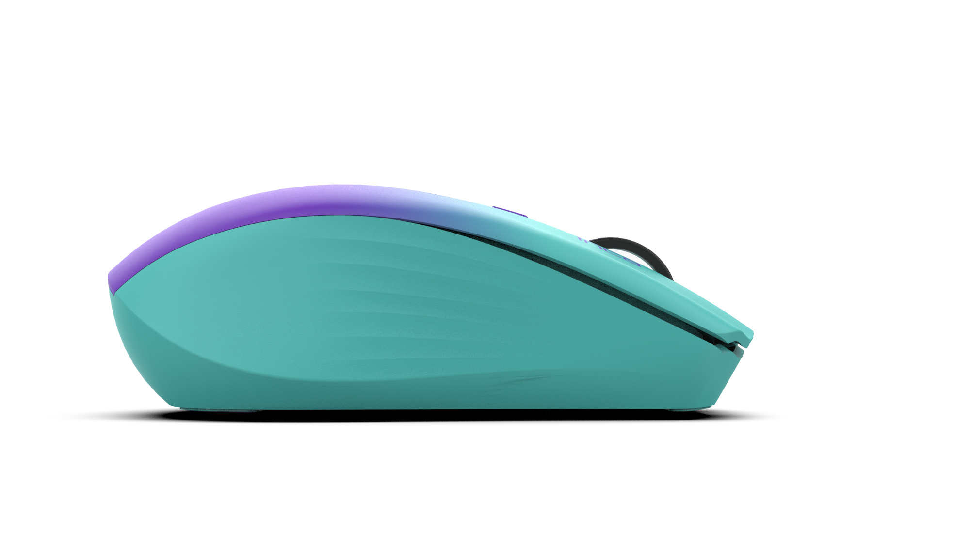 INCA IWM-511RM - rechts - Optisch - RF Wireless + Bluetooth + USB Type-C - 1600 DPI - Grün - Violett, Ansicht 2