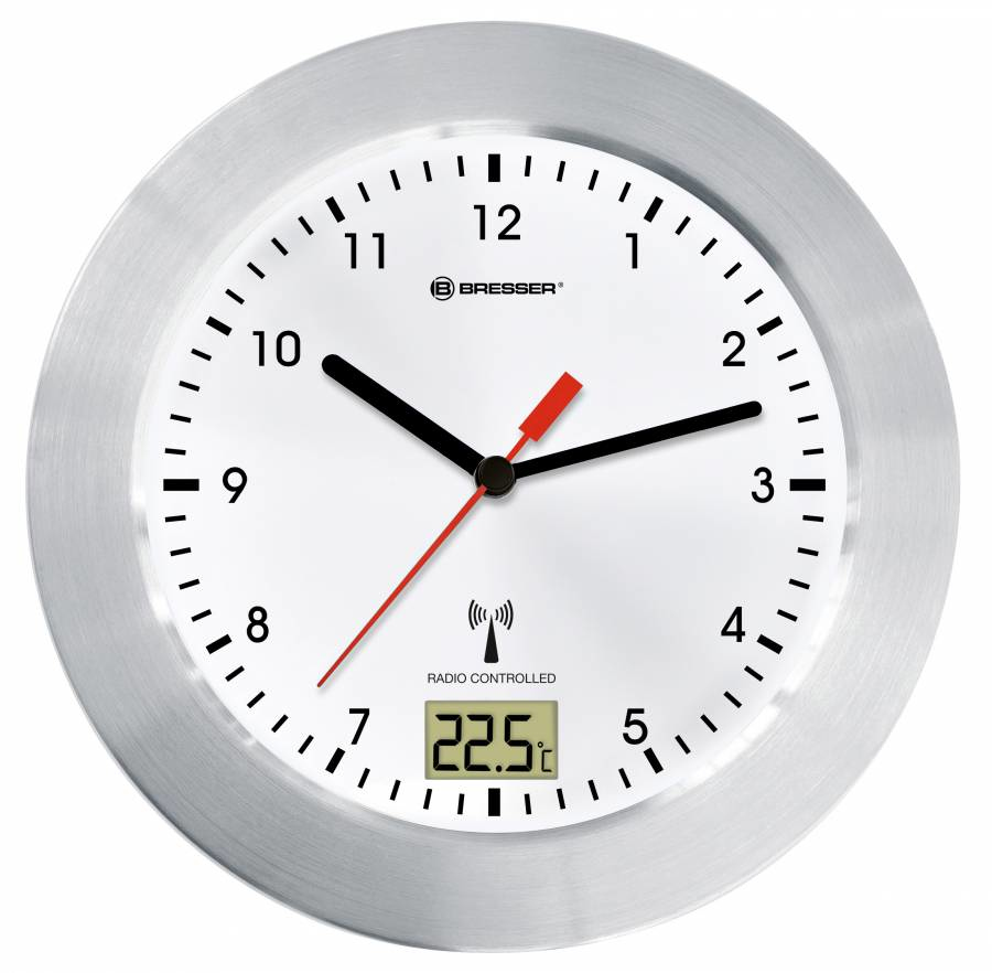 Bresser MyTime - Uhr - Quarz - geeignet für Wandmontage, Ansicht 2