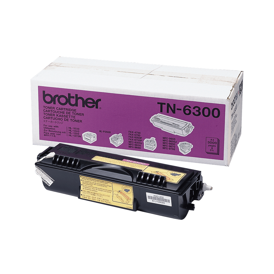 Brother TN6300 - Hohe Ergiebigkeit - Schwarz, Ansicht 2