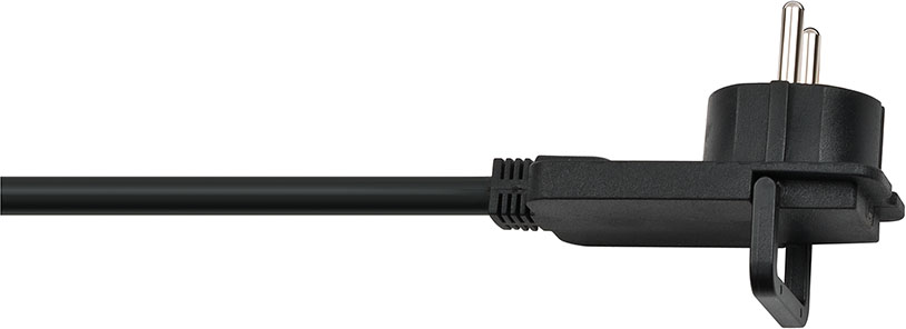 Brennenstuhl 1153100100 - 2 m - 4 AC-Ausgänge - Indoor - Schwarz - 320 mm - Schwarz, Ansicht 4