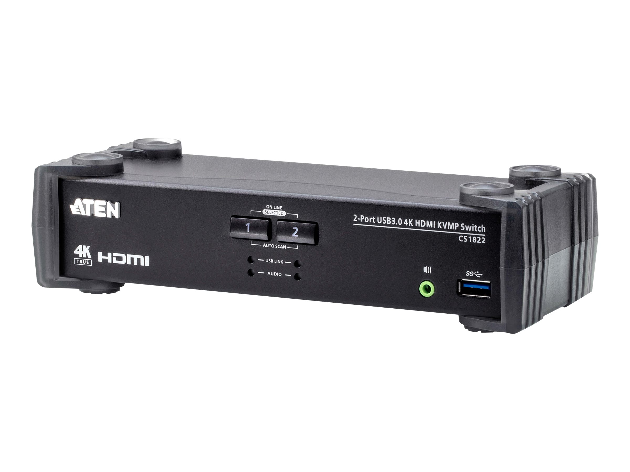 Aten CS1822 KVMP-Switch 2-fach, 4K HDMI, USB 3.0,