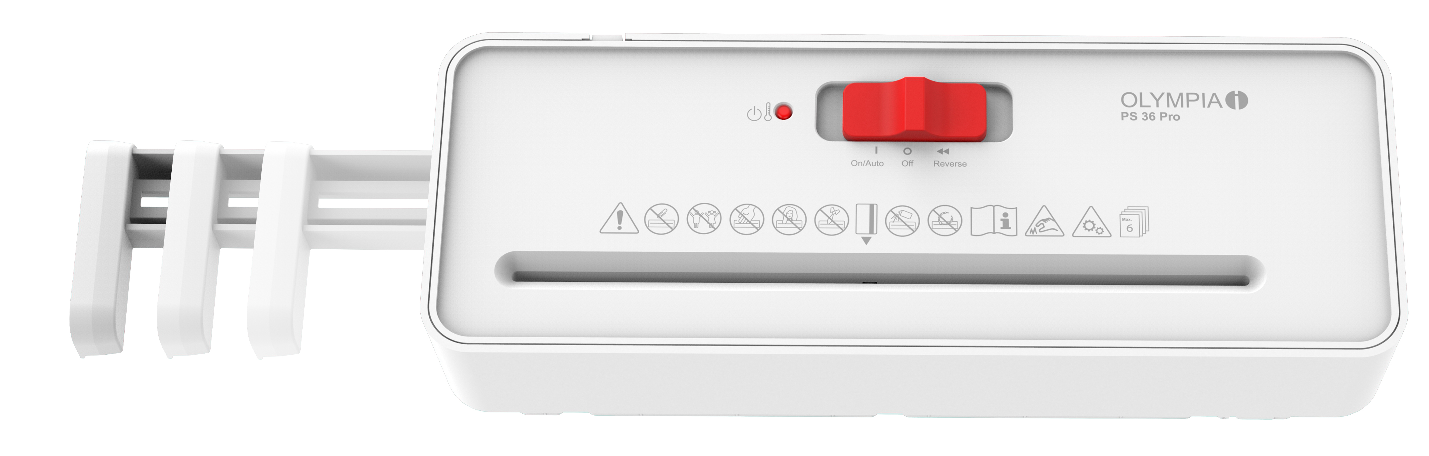 Olympia Aktenvernichter PS 36 Pro weiß, Ansicht 3