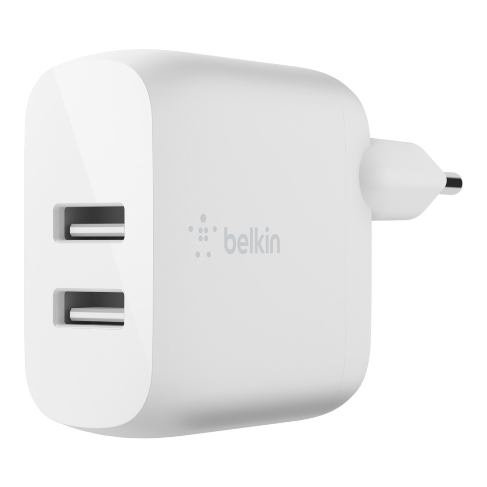 Belkin BoostCharge - Netzteil - 24 Watt - 2 Ausgabeanschlussstellen (USB), Ansicht 4