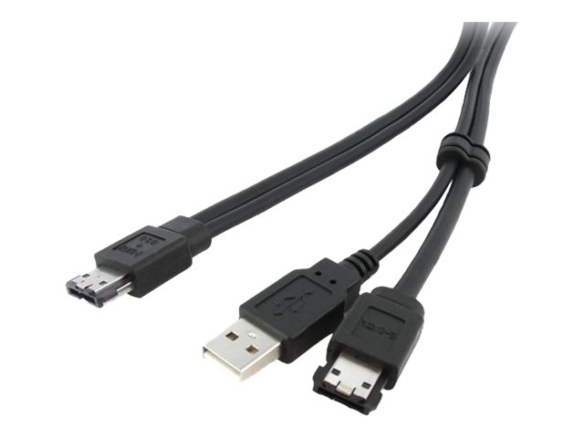 StarTech.com 91cm eSATA und USB A auf Power eSATA Kabel - St/St - Power Over eSATA-Kabel - eSATAp (M) zu USB, eSATA (M) - 91 cm - für P/N: S251SMU33EP
