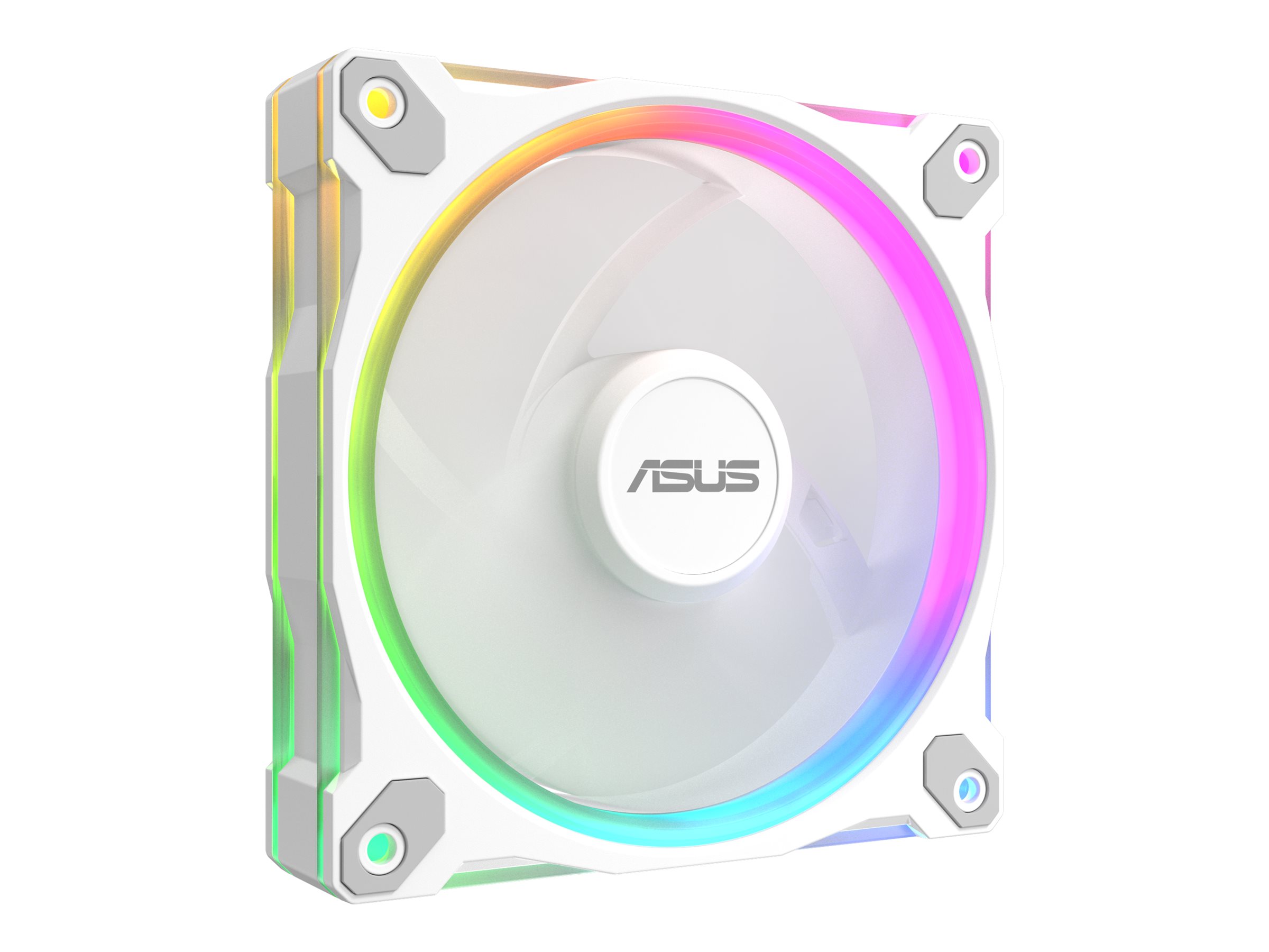ASUS Prime MR120 - Gehäuselüfter - 120 mm - weiß
