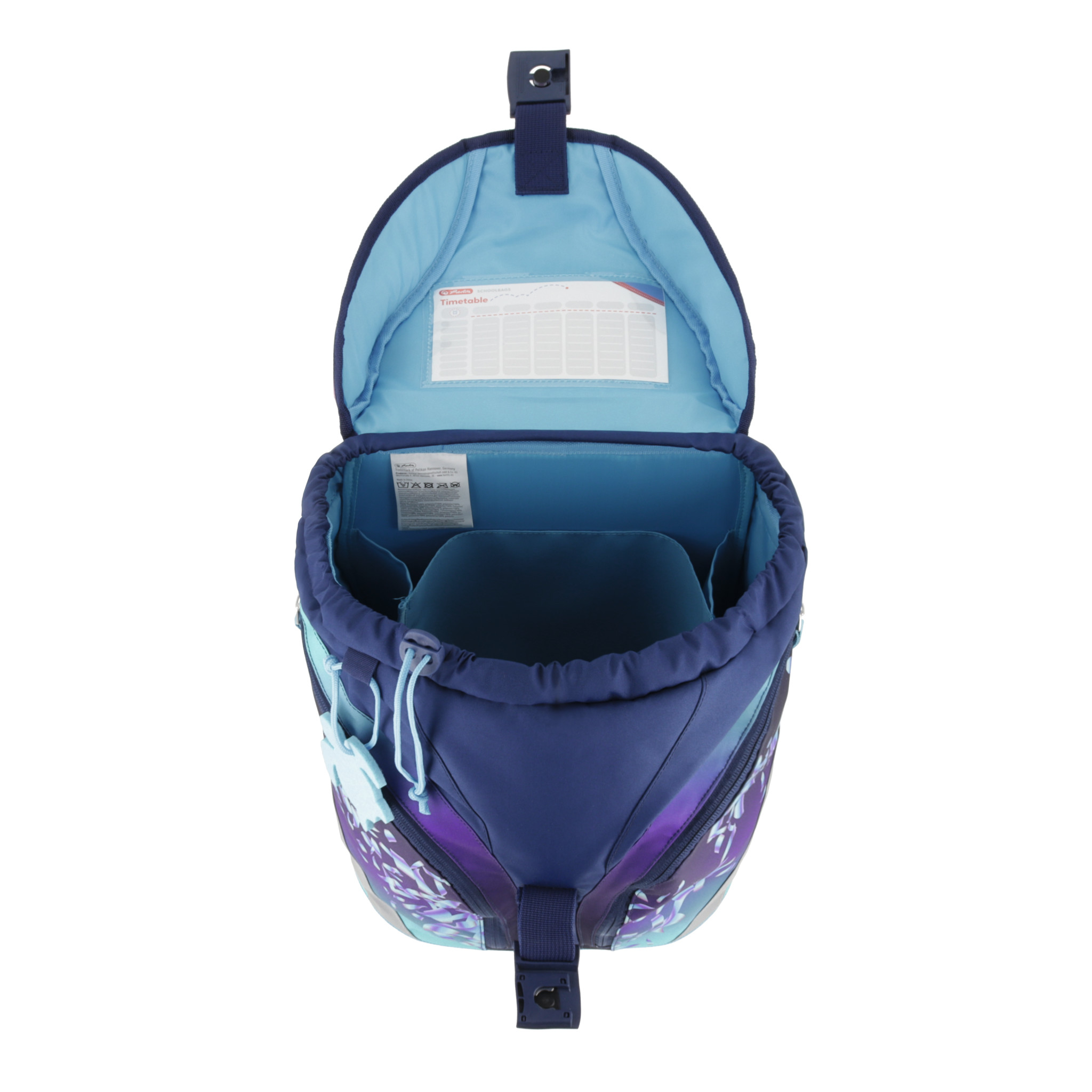 Herlitz SoftLight Plus Greenline Blue Ice - Federmäppchen - Schultasche - Sporttasche - Mädchen - Rucksack - 18 l, Ansicht 2