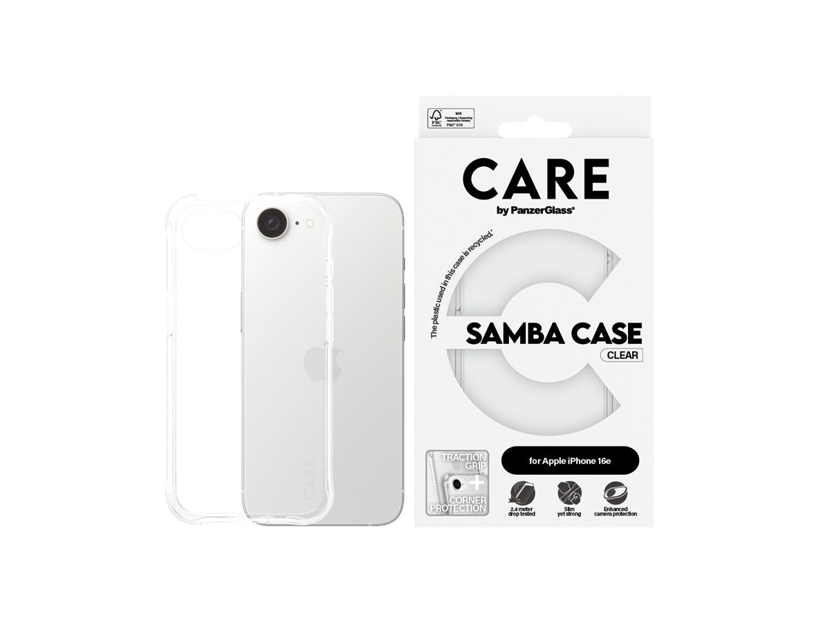 PanzerGlass CARE by PanzerGlass Samba - Hintere Abdeckung für Mobiltelefon - Thermoplastisches Polyurethan (TPU), Ansicht 2