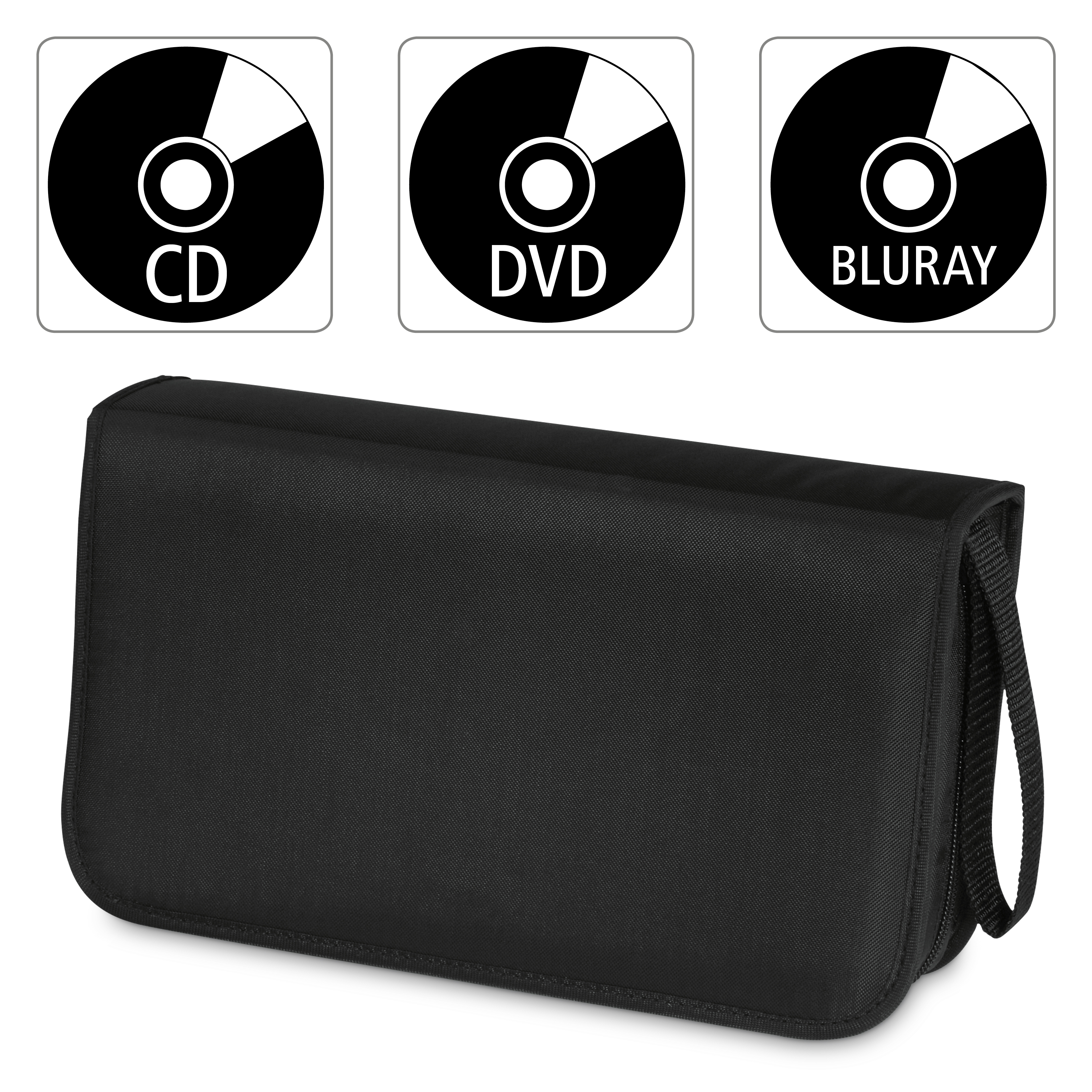 Hama CD Wallet 80 - Tasche für CDs/DVDs - 80 CDs/DVDs, Ansicht 4