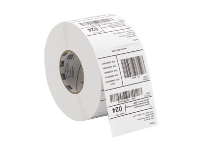 Zebra Z-Select 2000T - Papier - matt - permanenter Acrylklebstoff - Oberseite beschichtet - 139 Mikron - weiß - 102 x 51 mm 1000 Etikett(en) (2 Rolle(n)