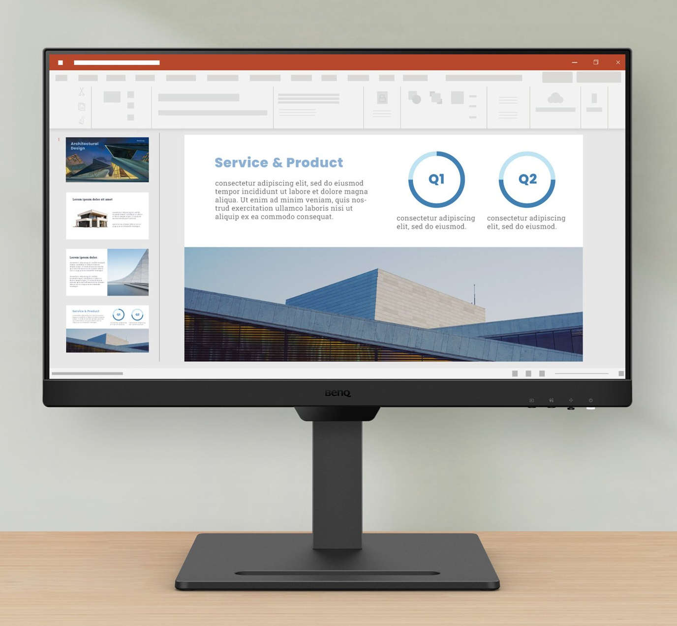 BenQ GW2490T - LED-Monitor - 61 cm (24) (23.8 sichtbar), Ansicht 2