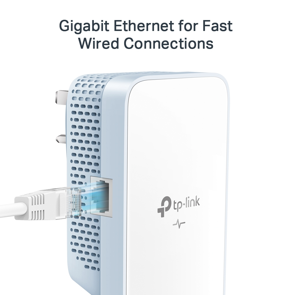 TP-LINK TL-WPA7517 KIT V2 Wi-Fi Kit - Powerline Adapterkit - GigE, HomePlug AV (HPAV), Ansicht 2