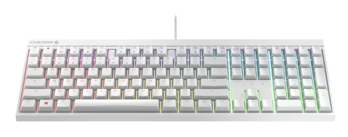 Cherry MX 2.0S - Tastatur - 100% - full size - TL: Deutsch, QWERTZ, Ansicht 3
