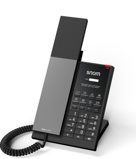 Snom HD350W - VoIP-Telefon - SIP - Gun Metal, Ansicht 2