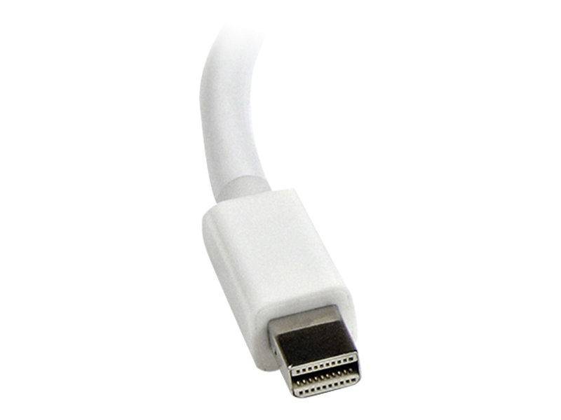 StarTech.com StarTech Mini DisplayPort to VGA Adapter - White - 1080p - Thunderbolt to VGA Monitor Adapter - Mini DP to VGA Converter (MDP2VGAW)
