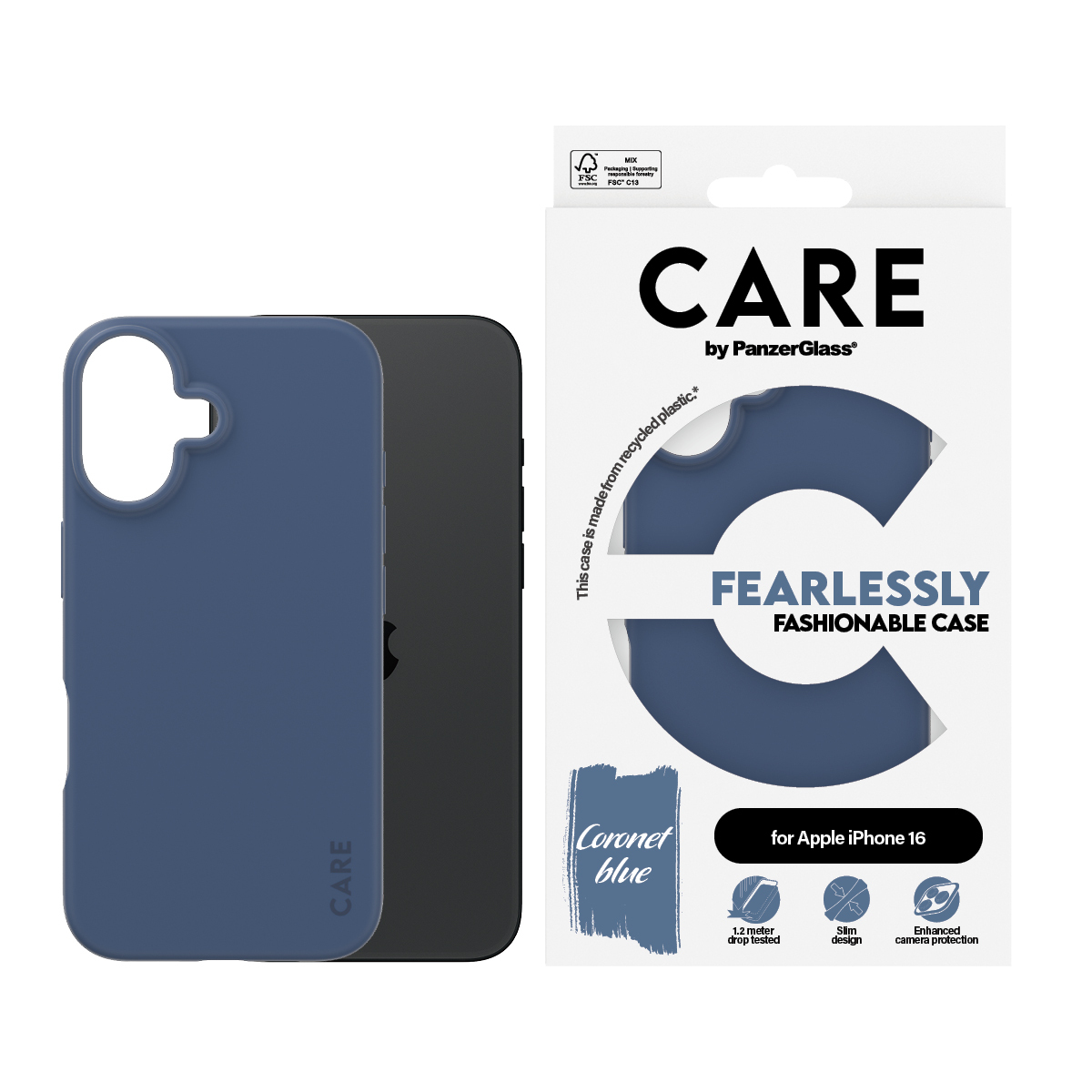 PanzerGlass CARE by PG Blue iPhone16 6.1, Ansicht 2