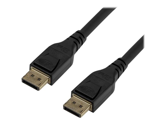 StarTech.com 16ft5m VESA Certified DisplayPort 1.4 Cable 8K 60Hz HBR3 HDR Super UHD DisplayPort to DisplayPort Monitor Cord Ultra HD 4K 120Hz DP 1.4 Video Cable MM DP Connectors - DP 1.4 Latching Cable - DisplayPort-Kabel - DisplayPort (M)