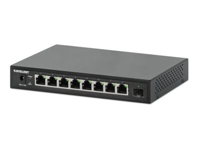 Intellinet Switch - unmanaged - 8 x 10/100/1000/2.5G + 1 x 10 Gigabit SFP+ (Uplink)