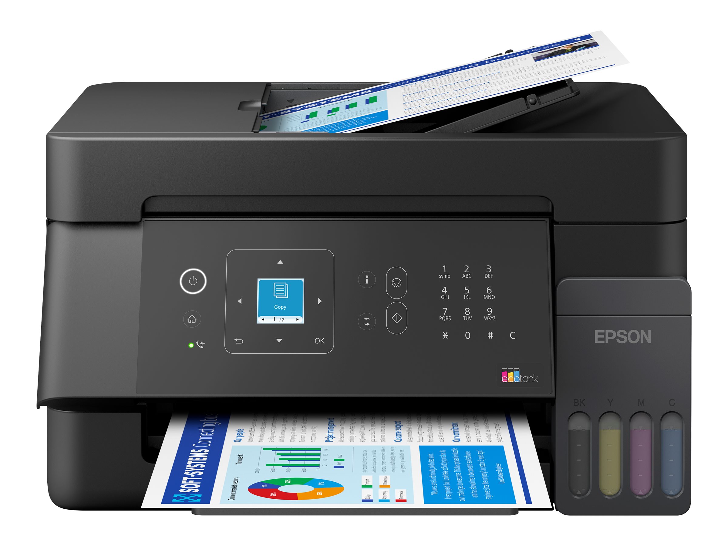 Epson EcoTank ET-4905 - Multifunktionsdrucker - Farbe - Tintenstrahl - ITS - A4 (210 x 297 mm)