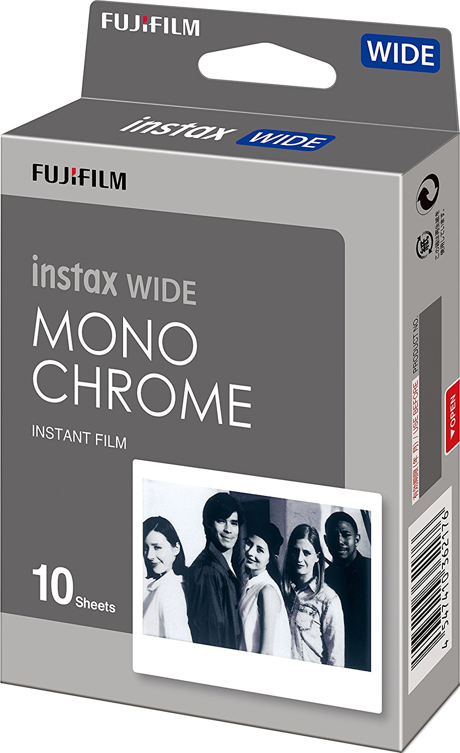 Fujifilm Instax Wide Monochrome WW 1 - Schwarz-/Weiß-Sofortfilm, Ansicht 4