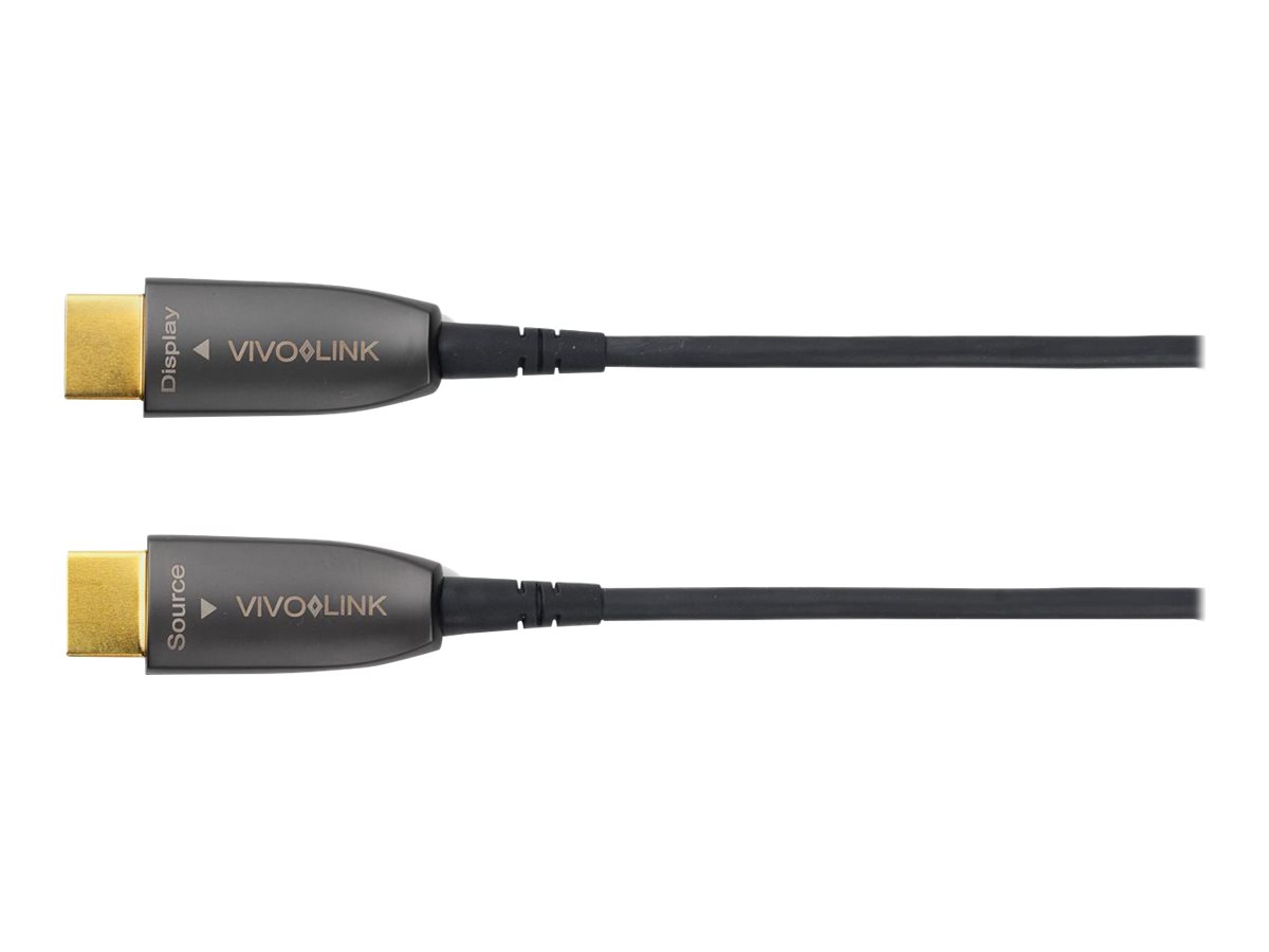 VivoLink PROHDMIOP7.5 - 7,5 m - HDMI Typ A (Standard) - HDMI Typ A (Standard) - 4096 x 2160 Pixel - 3D - Schwarz, Ansicht 2