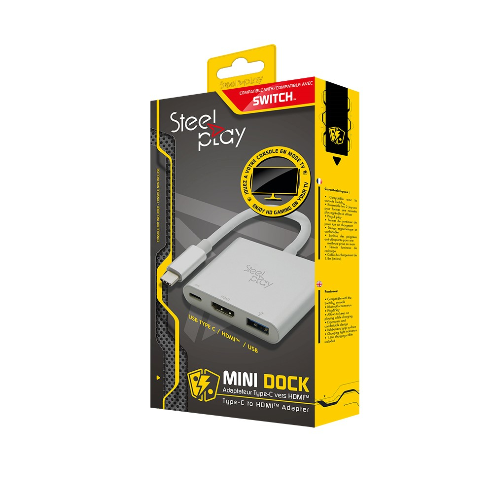 Steelplay Mini Dock - Externer Videoadapter - USB-C, Ansicht 2