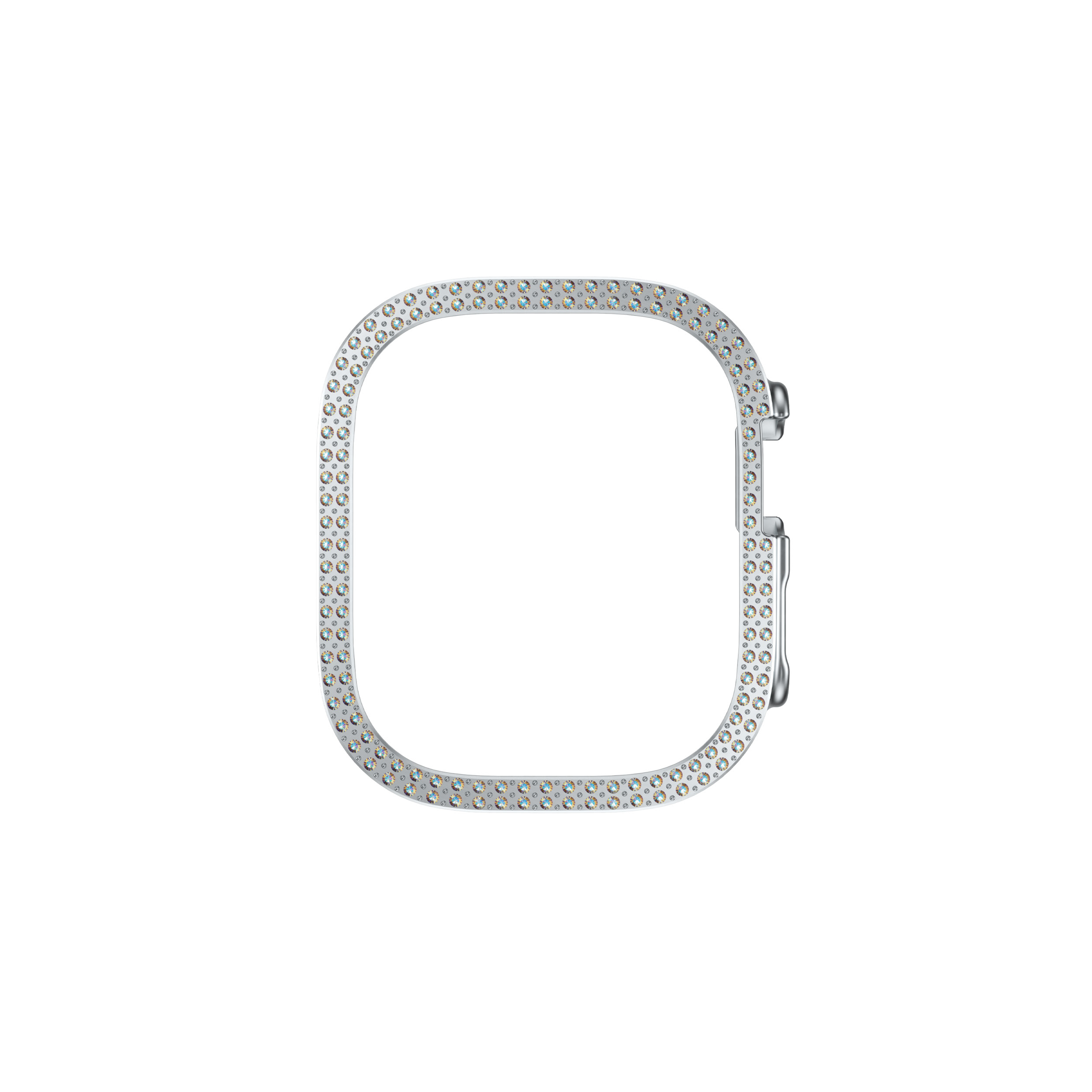 PanzerGlass SAFE. by PanzerGlass - Stoßstange für Apple Watch Ultra 2 (49 mm) - Polycarbonat - Bling Silver, Ansicht 4