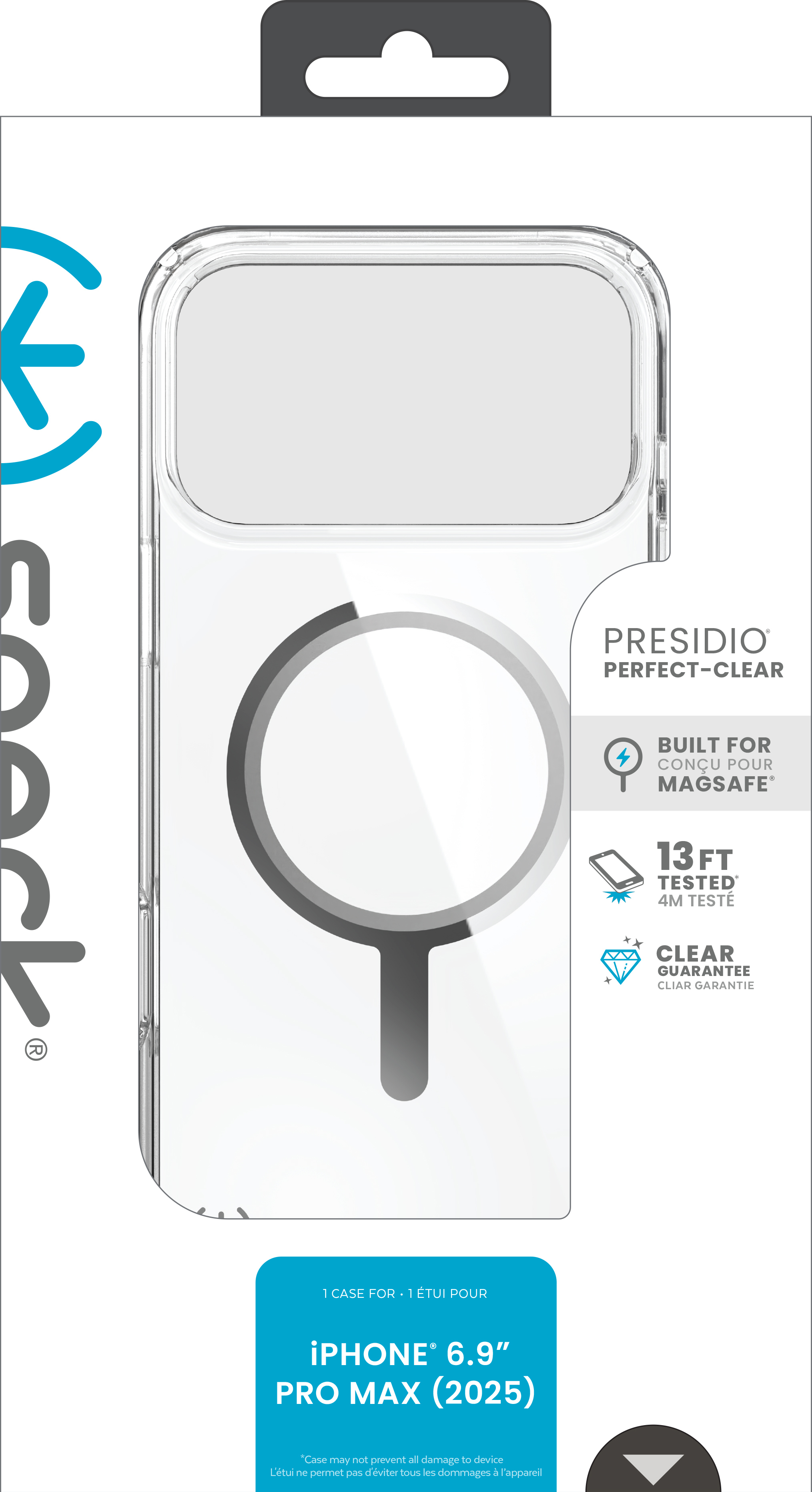 Speck Presidio Perfect Clear Case MagSafeiP 17 Pro Max, Ansicht 3