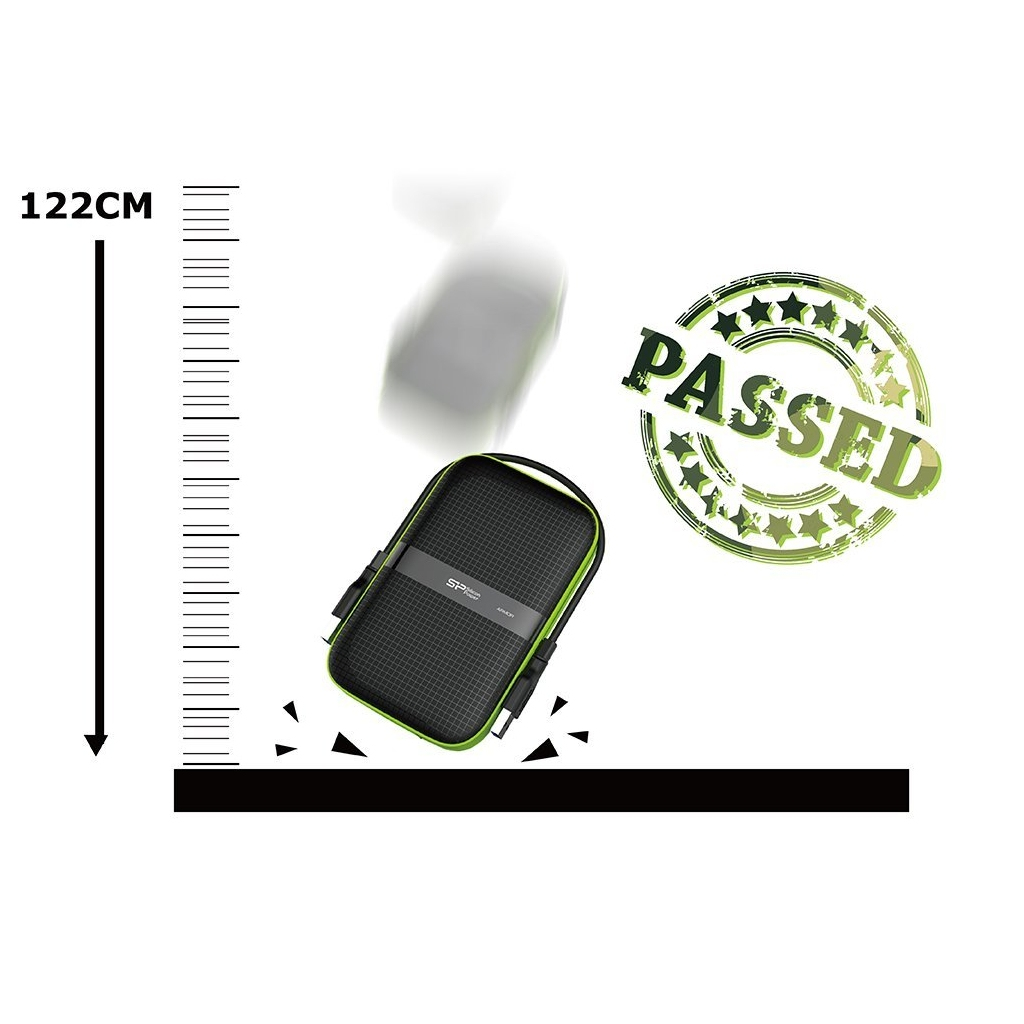Silicon Power Armor A60 - Festplatte - 1 TB - extern (tragbar) - USB 3.0, Ansicht 4