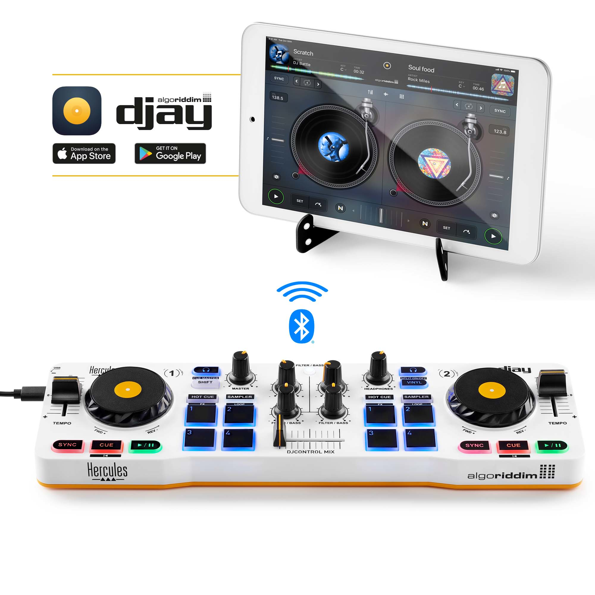 Hercules DJControl Mix - DJ-Regler - 2-Kanal, Ansicht 2