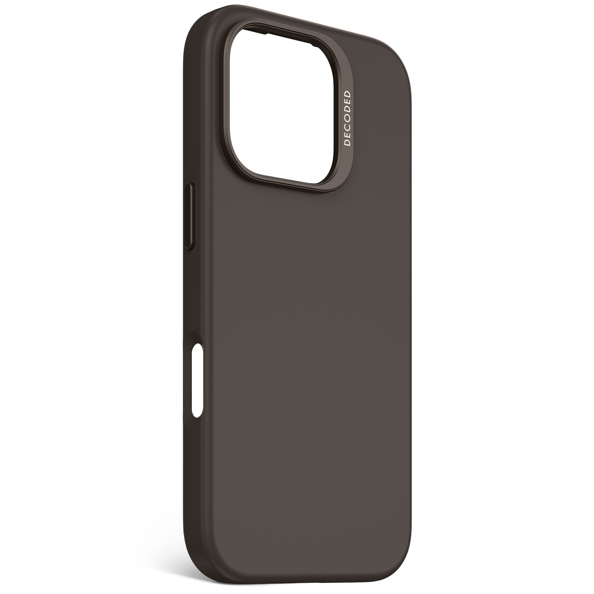Decoded AntiMicrobial Silicone Backcover iPhone 16 Pro Black, Ansicht 2