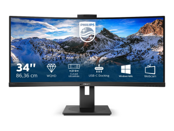 Philips P-line 346P1CRH - LED-Monitor - gebogen - 86 cm (34)