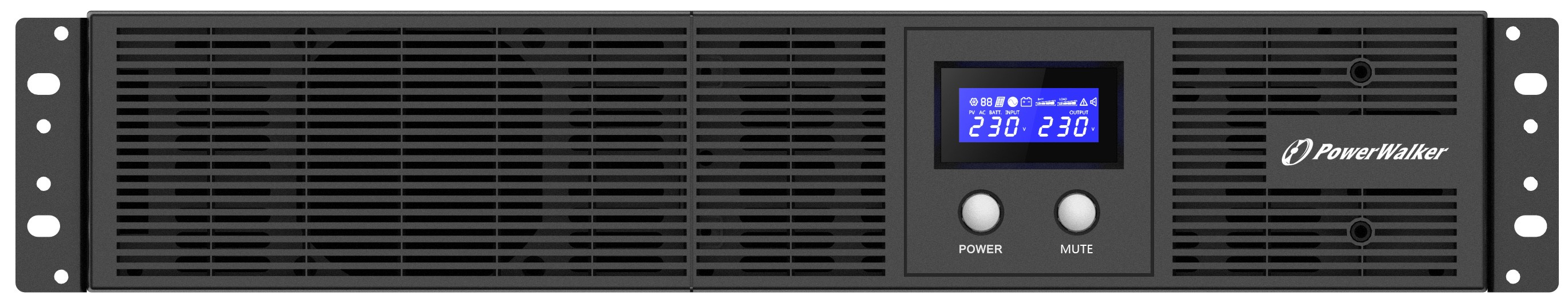 PowerWalker VI 3000 RLE UK - Line-Interaktiv - 3 kVA - 1800 W - Reiner Sinus - 165 V - 290 V, Ansicht 3