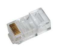 LogiLink Patch-Anschluss - RJ-45 (M) - ungeschirmt (Packung mit 100)